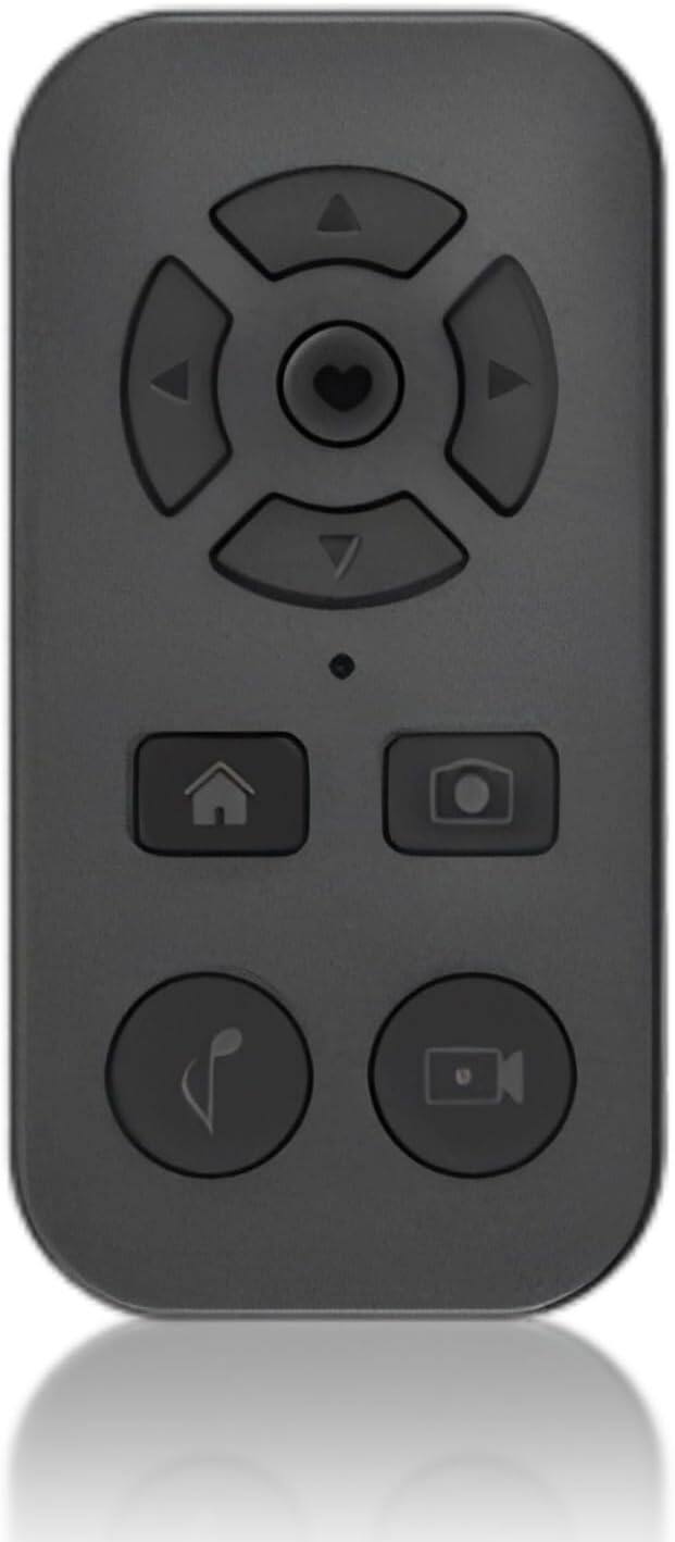 Front. ACJPR - Bluetooth Remote Page Turner for Android - 9 Keys, Camera Shutter, Black.