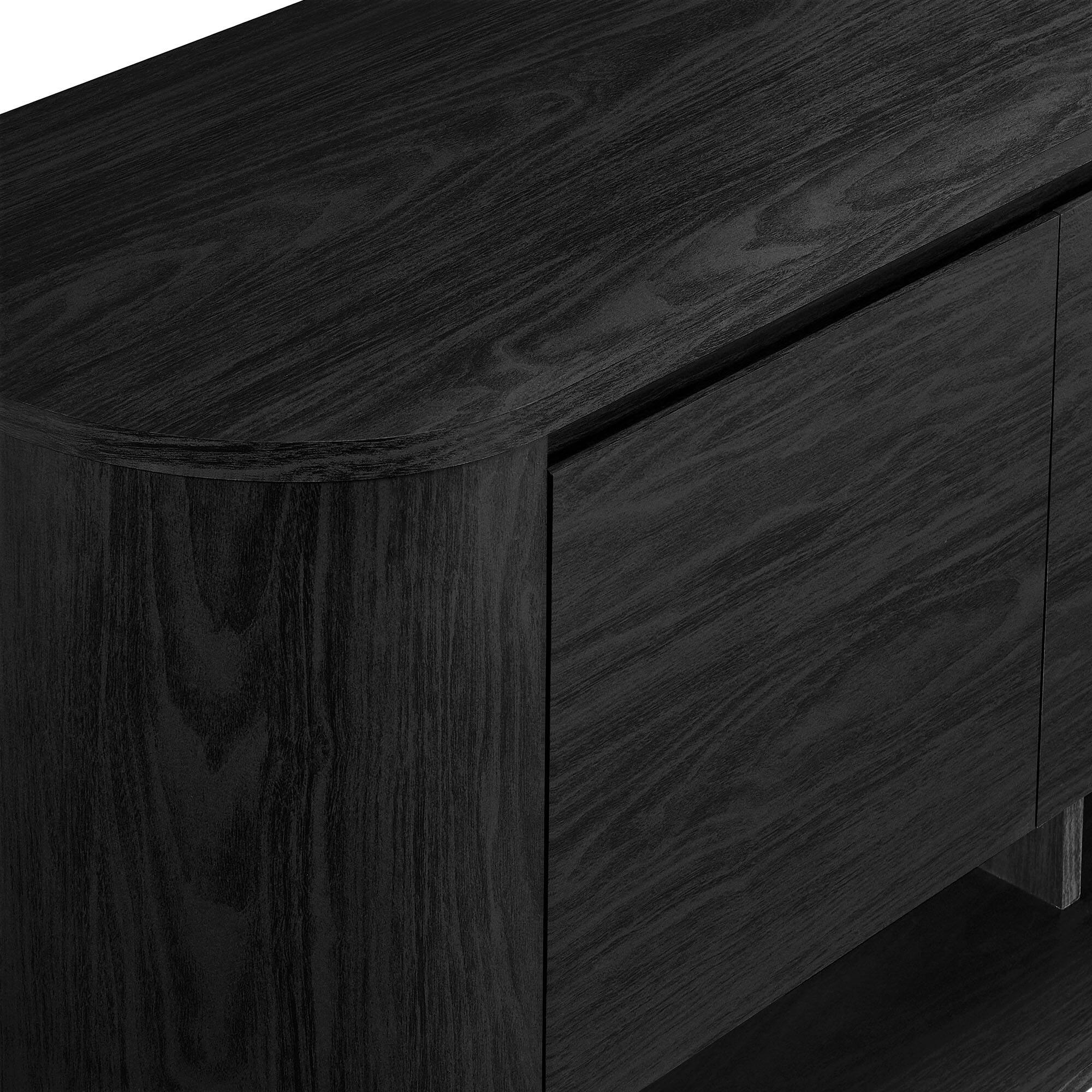 Alt View 6. Modway - Duval 62 Inch Oval Sideboard by Modway - Black.