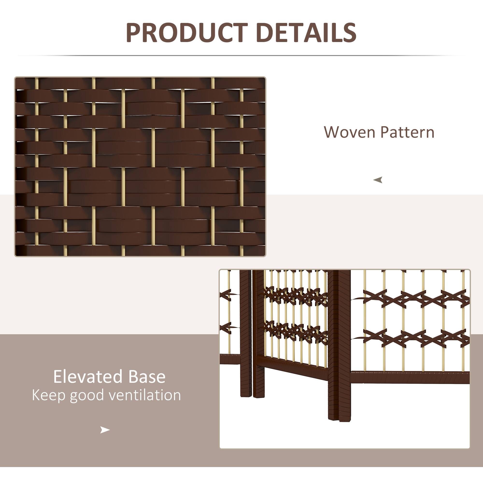 PRODUCT DETAILS

Woven Pattern
Elevated Base
Keep good ventilation