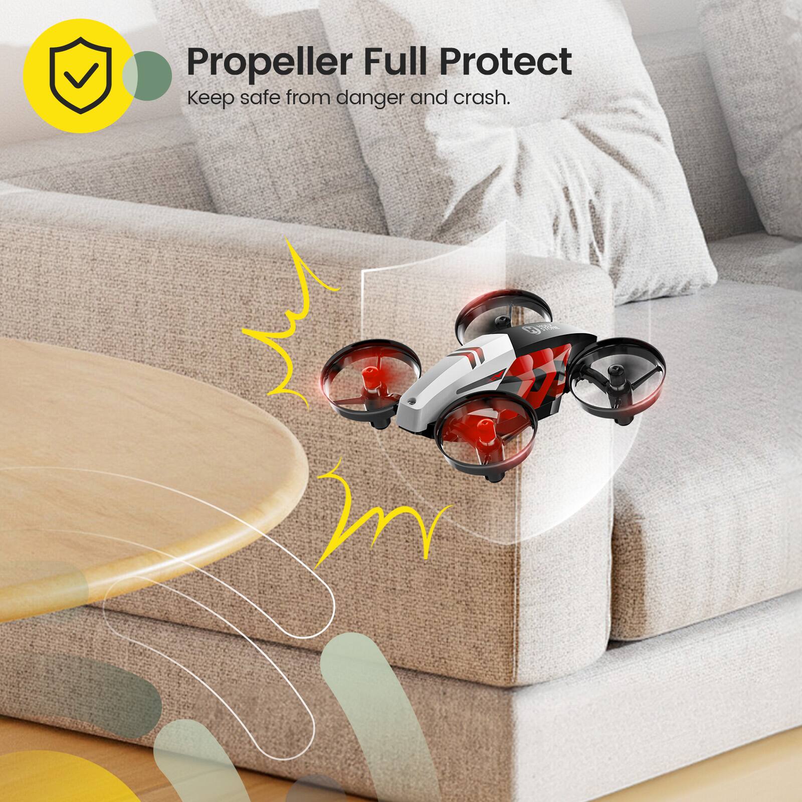 Propeller Full Protect  
Keep safe from danger and crash.