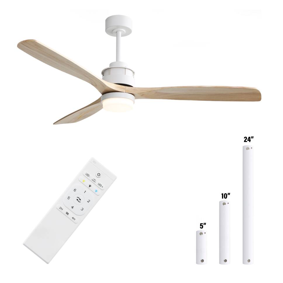 24" LED Ceiling Fan - 5" 10"