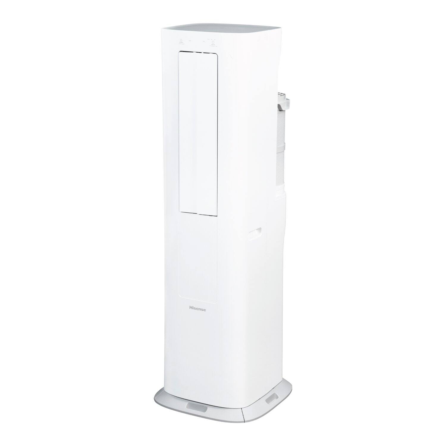 Alt View 8. Hisense - Hisense 8,000 BTU 350 Sq. Ft. Portable Air Conditioner Inverter with Supplemental Heat Function - White.