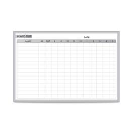 Ghent - In/Out Magnetic Whiteboard, 2’H x 3’W