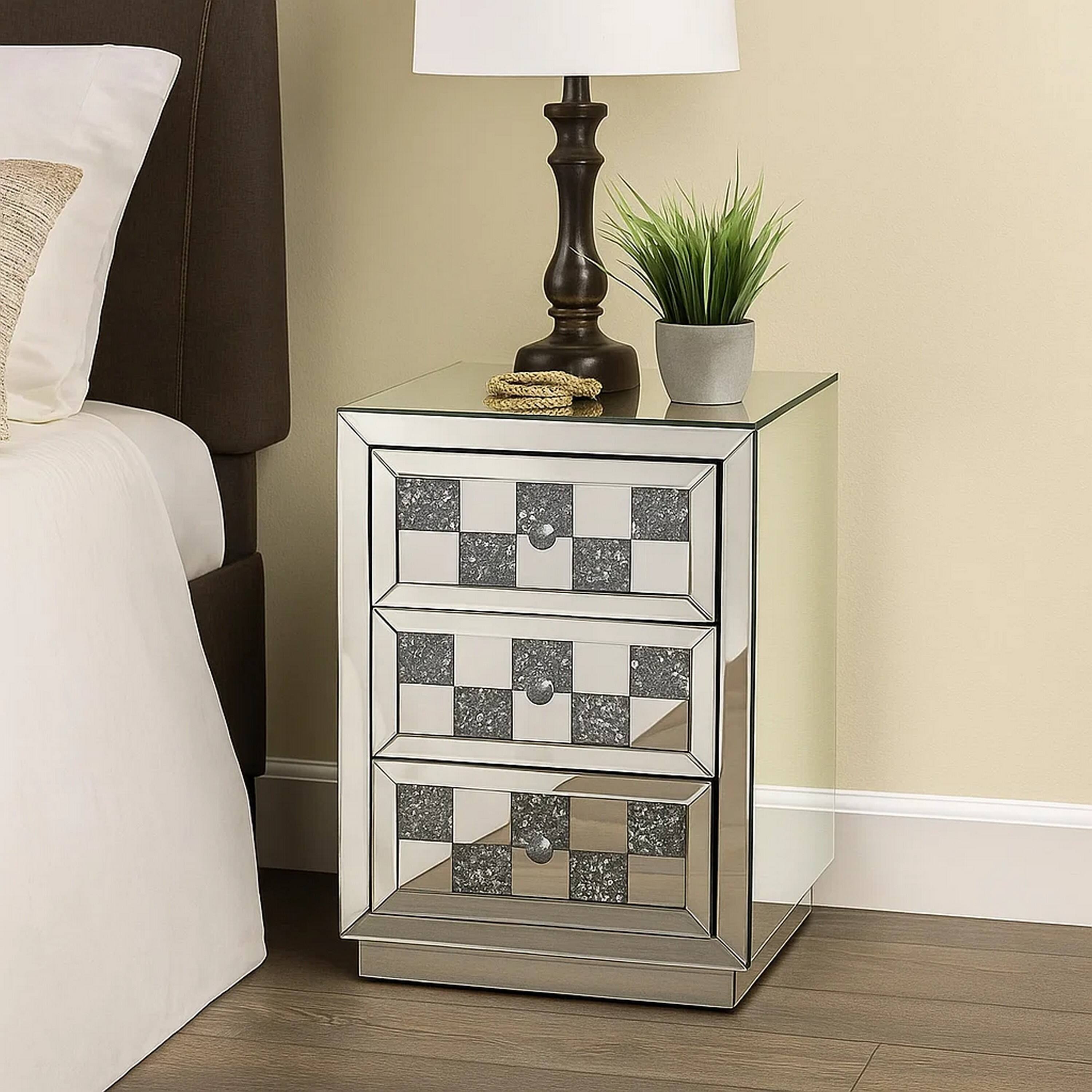 Alt View 5. Manhattan Lane - Accent Table with Self Closure and Safety Top Feature - White.