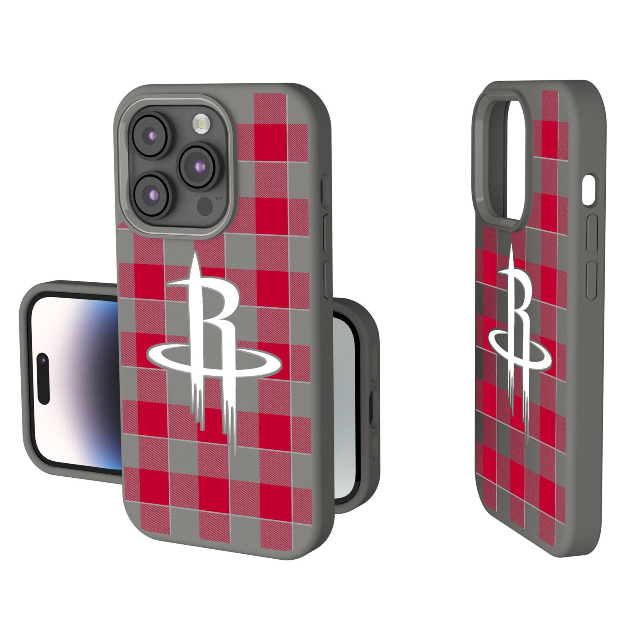Keyscaper NBA Houston Rockets Plaid Soft Touch iPhone Case 14 Pro Max ...