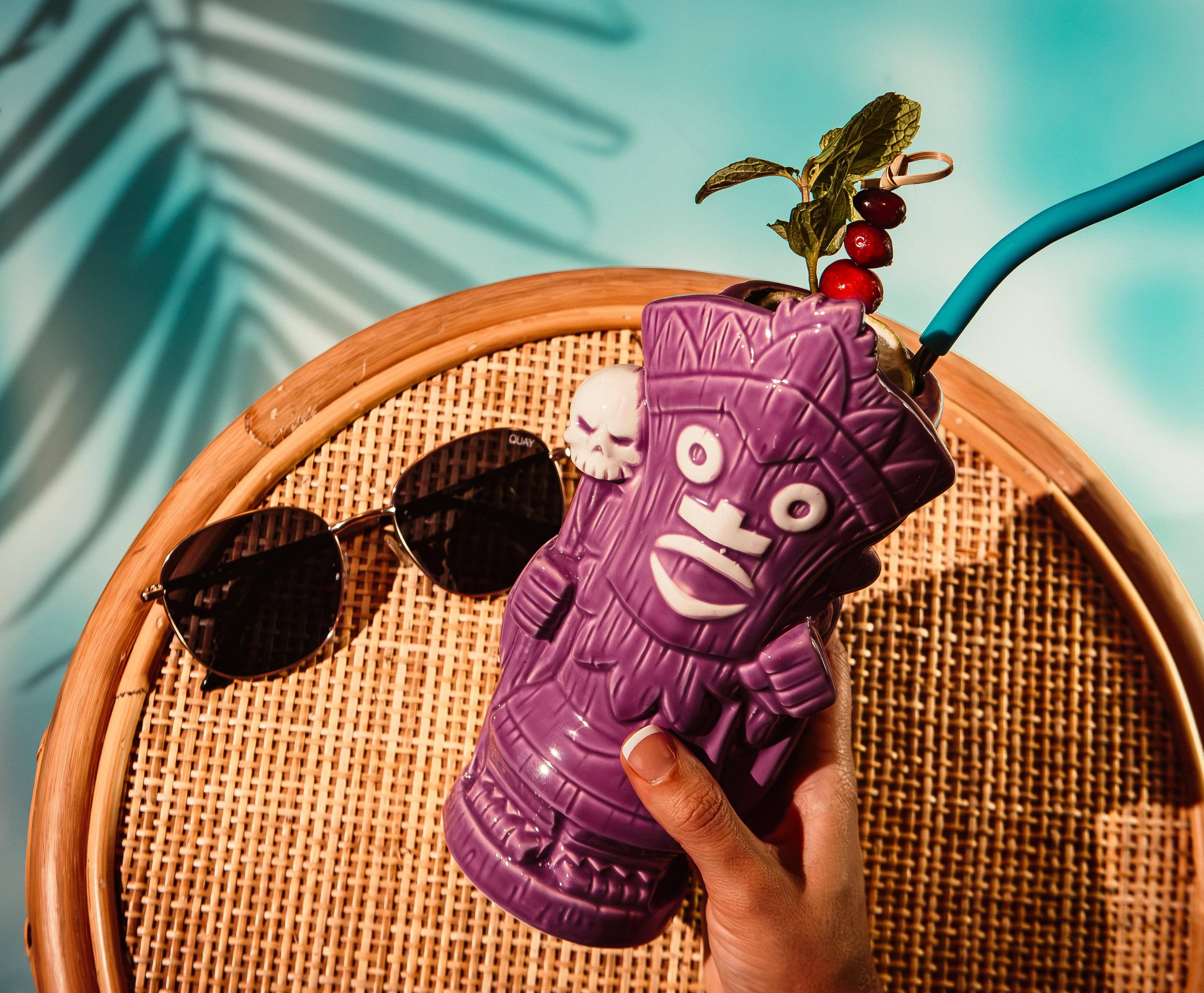 Alt View 10. ThinkGeek - Geeki Tikis Scooby-Doo Witch Doctor Ceramic Mug | Holds 20 Ounces - Purple.