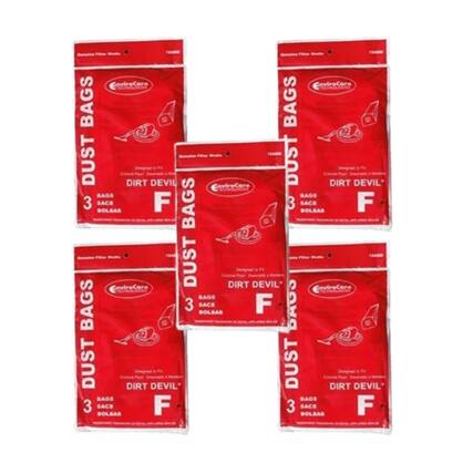 EnvireCore DUST BAGS
3 BAGS
DIRT DEVIL
3 SACS
SOLASAS F