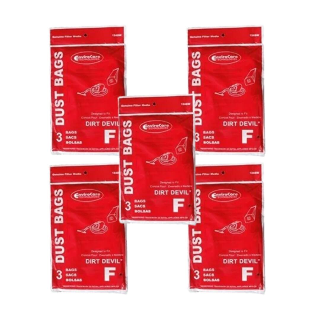EnvireCore DUST BAGS  
3 BAGS  
DIRT DEVIL  
3 SACS  
SOLASAS F