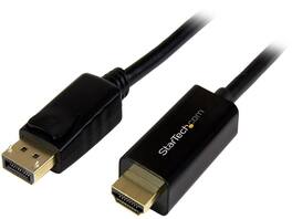 StarTech.com - 16ft DisplayPort to HDMI Cable, 4K, Male to Male, Black