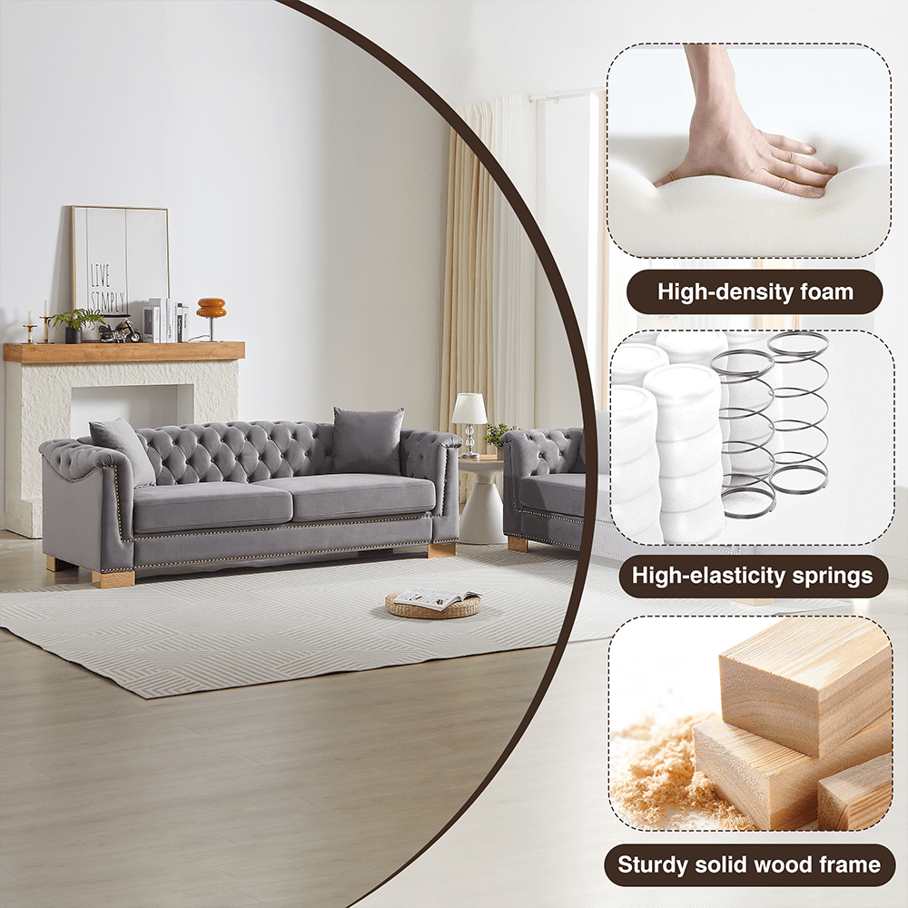 LOVE STABLY

- High-density foam
- High-elasticity springs
- Sturdy solid wood frame