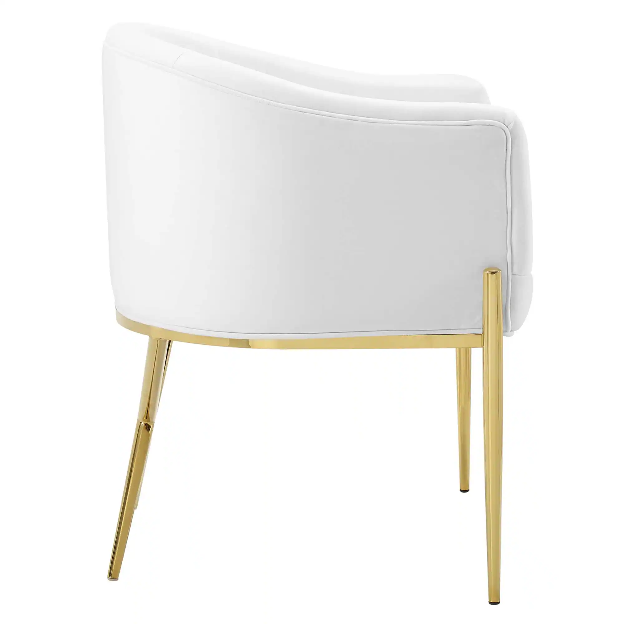 Back. Modway - Savour Performance Velvet Accent Dining Armchair Set of 2 by Modway - White.