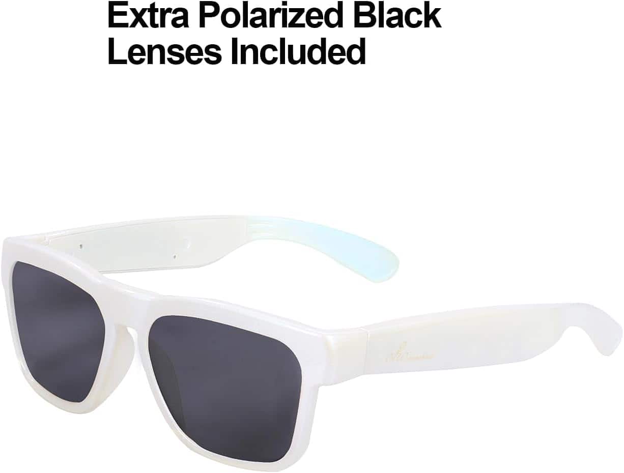 OhO sunshine Smart Glasses with Blue Light Blocking Lens, Open Ear