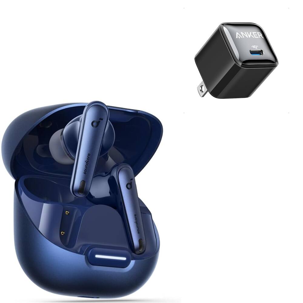 Soundcore - Liberty 4 NC Wireless Earbuds with USB C Charger Block 20W,98.5% Noise Reduction, Hi-Res Sound, 50H Battery price history on PriceWatchPro