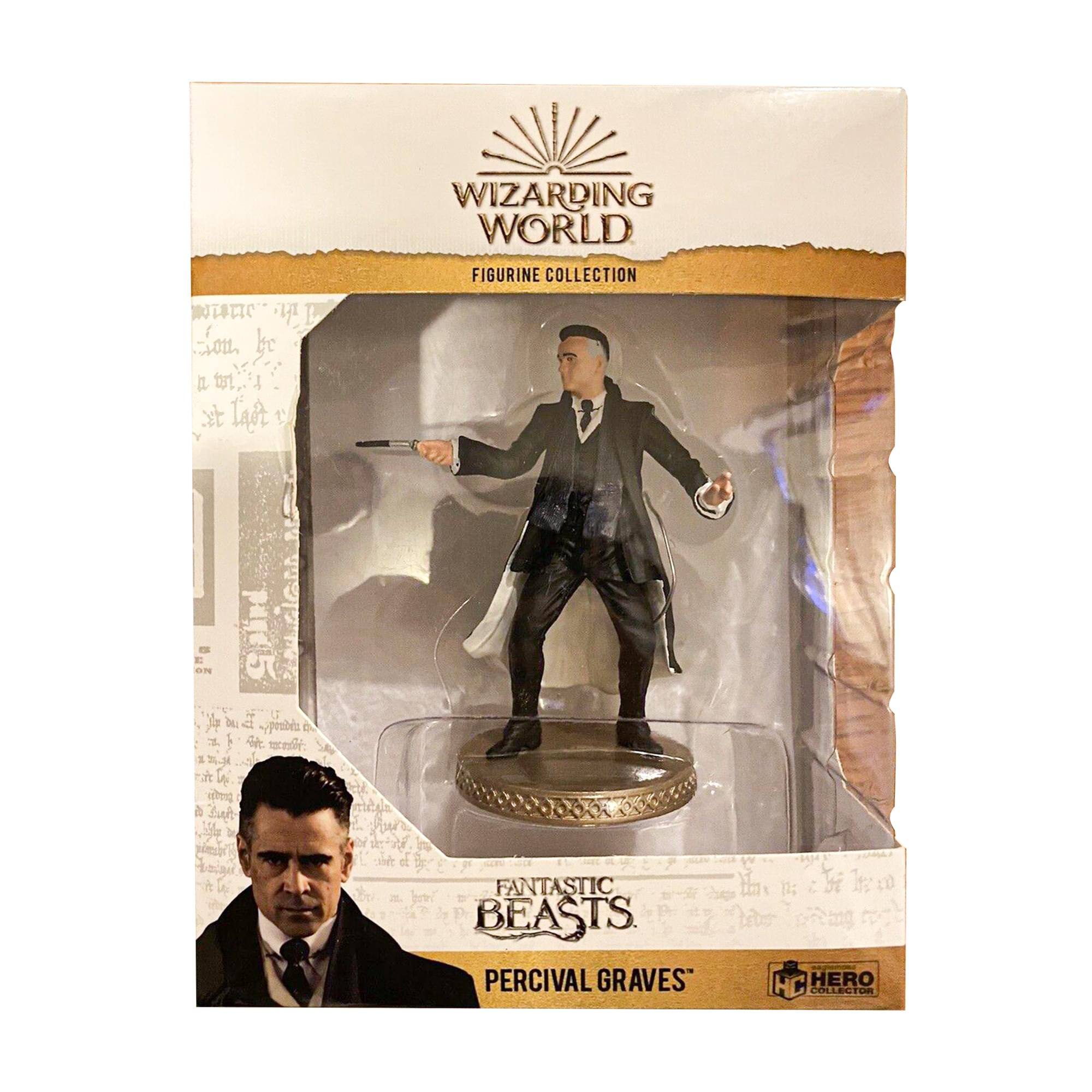 WIZARDING WORLD FIGURINE COLLECTION  
FANTASTIC BEASTS  
PERCIVAL GRAVES  
HERO COLLECTOR