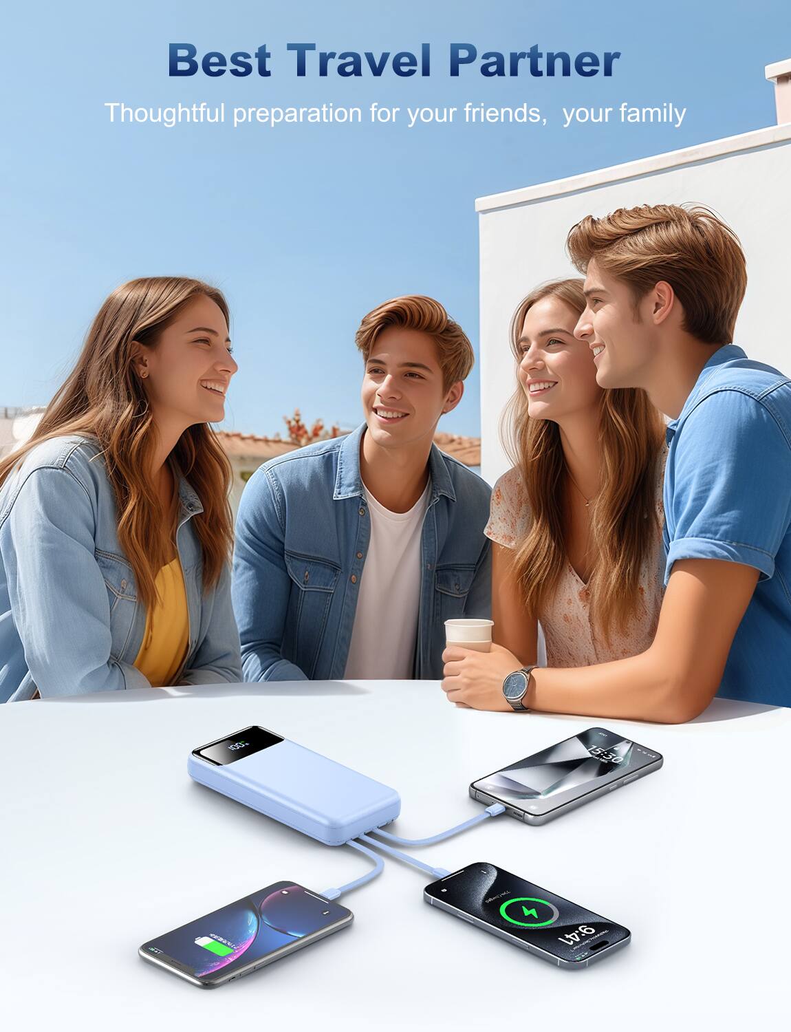 Best Travel Partner  
Thoughtful preparation for your friends, your family