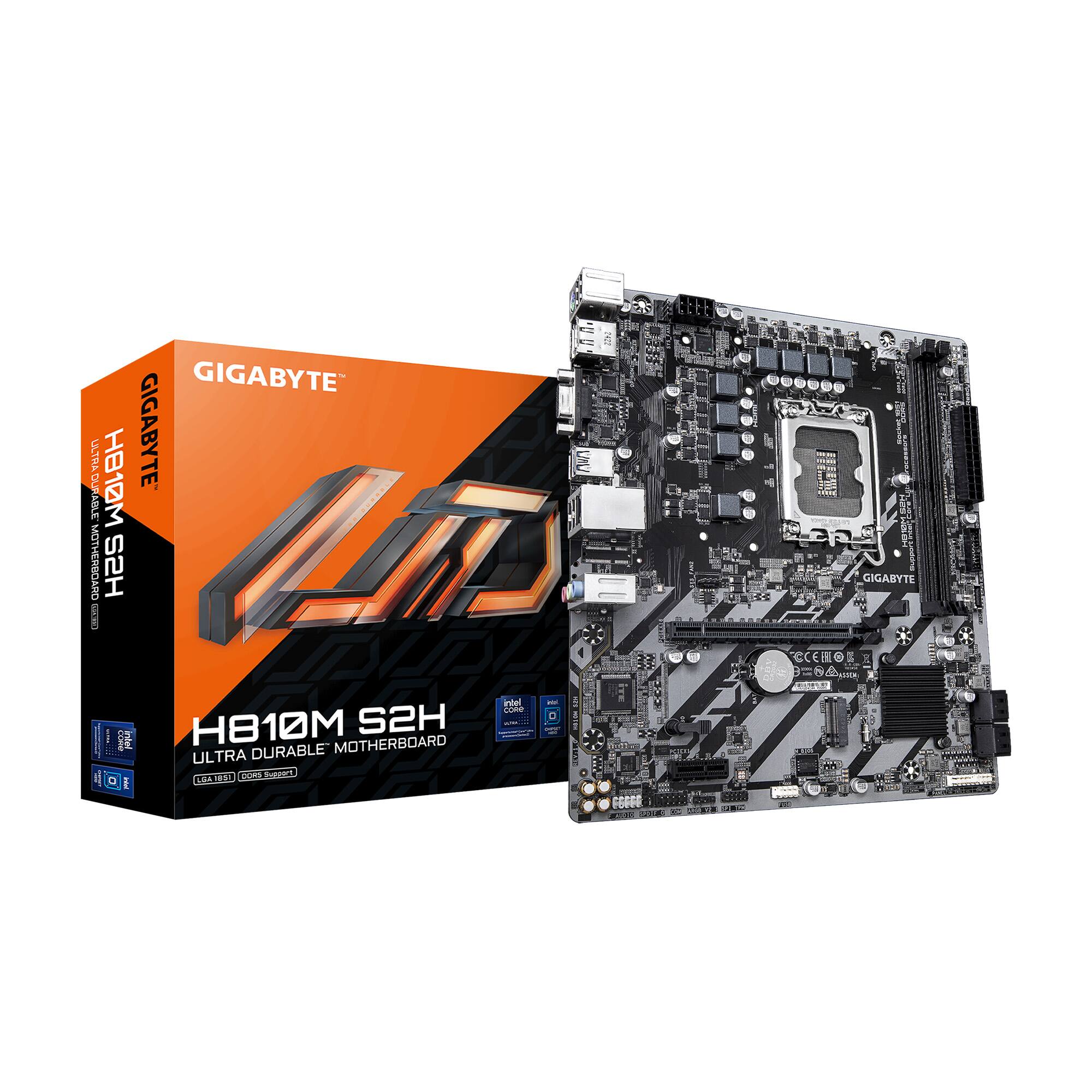 GIGABYTE  
H810M S2H  
ULTRA DURABLE MOTHERBOARD  

GIGABYTE  
H810M S2H  
ULTRA DURABLE MOTHERBOARD
