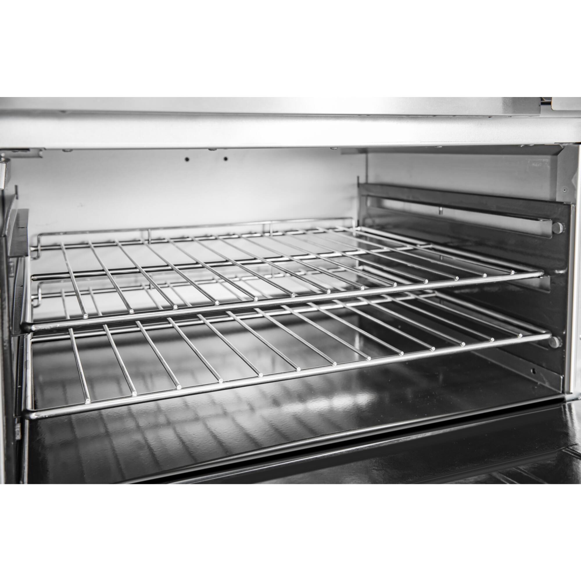 Alt View 6. Koolmore - 36 in. Commercial Oven with Griddle Top, 90000 BTU in Stainless-Steel (KM-CRG36G-NG) - Stainless Steel.