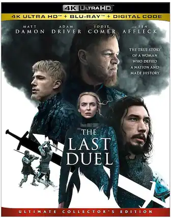 Front. The Last Duel - 4K Blu-Ray.