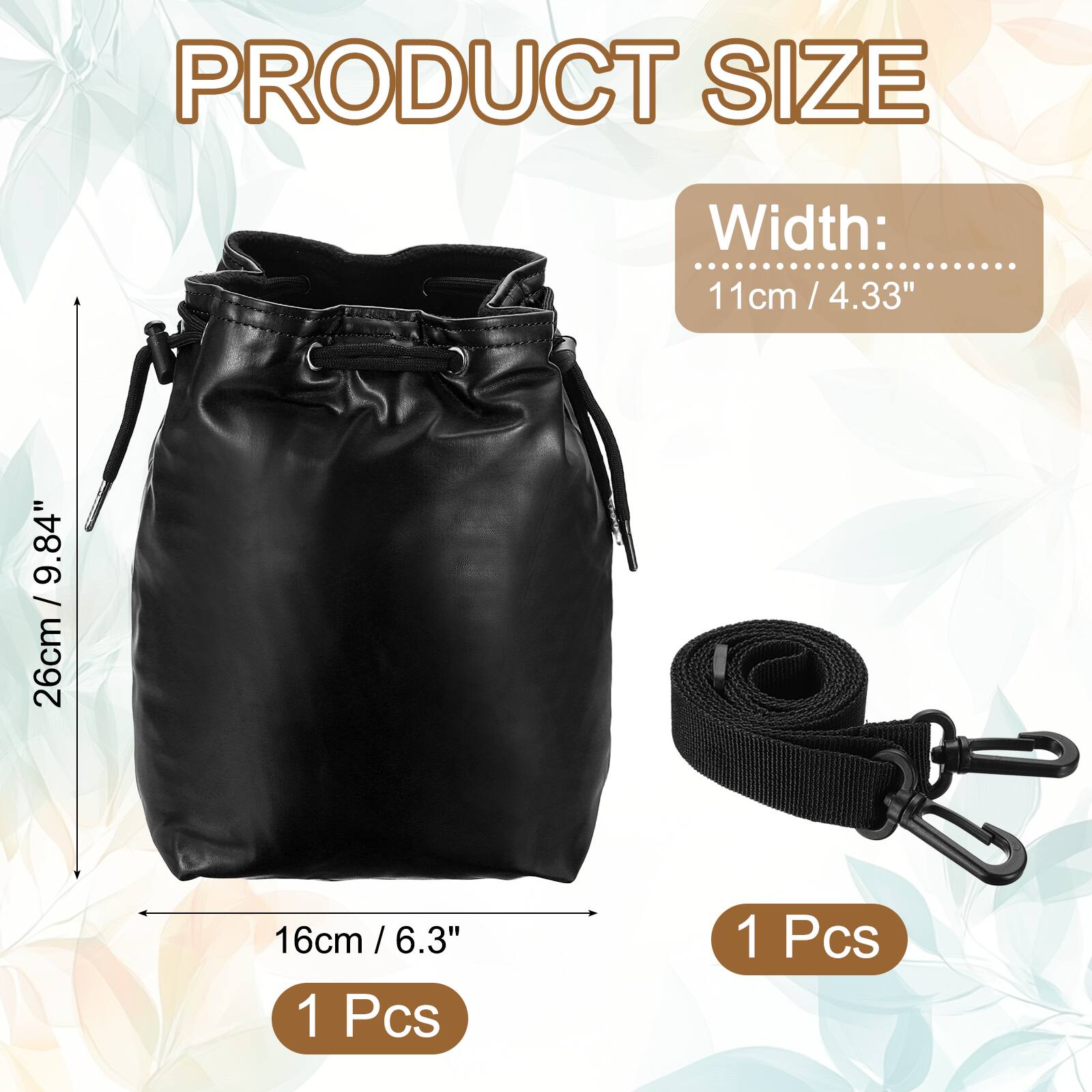 PRODUCT SIZE

Width: 11cm / 4.33"

Height: 26cm / 9.84"

Depth: 16cm / 6.3"

1 Pcs

1 Pcs