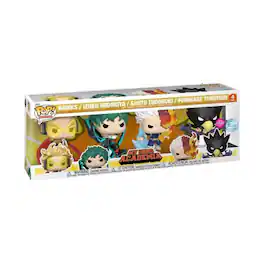 Funko - Pop! Animation: My Hero Academia Flocked 4 Pack - Hawks Midoriya Todoroki Tokoyami