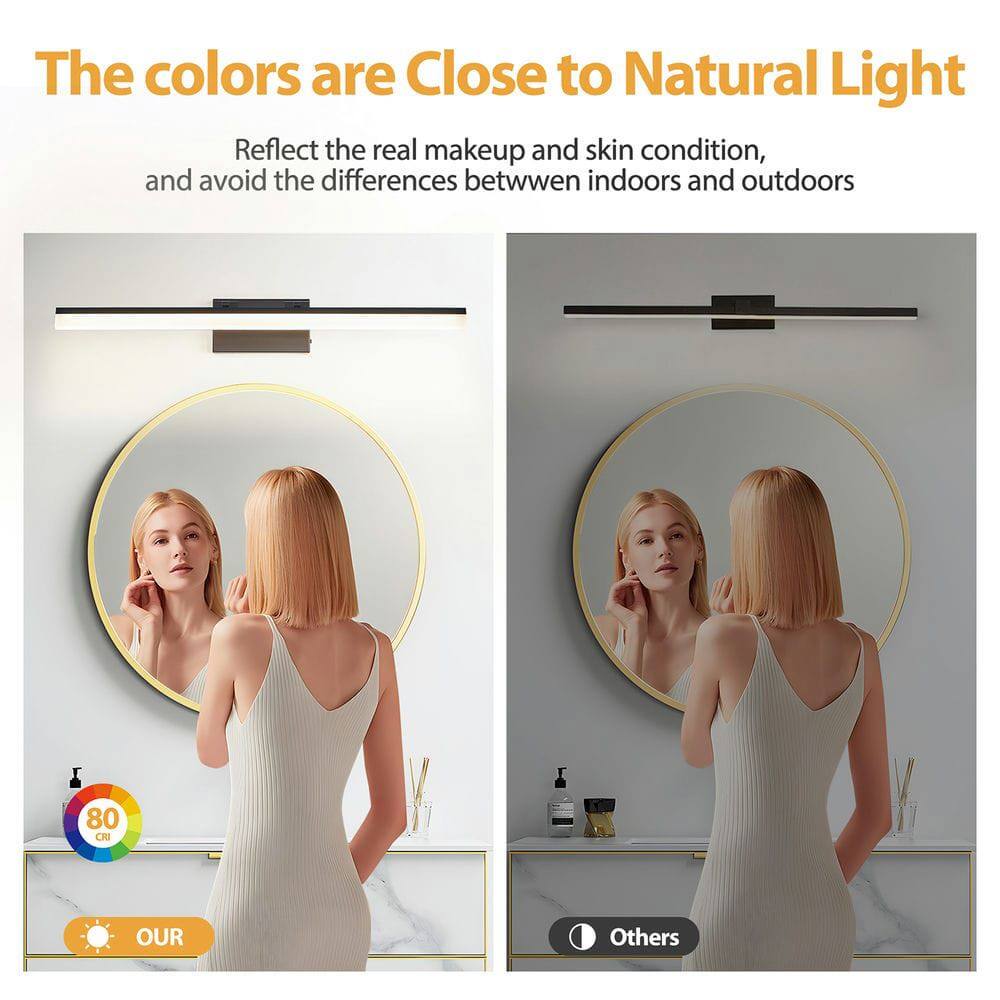 The colors are Close to Natural Light

Reflect the real makeup and skin condition, and avoid the differences between indoors and outdoors

80 CRI

OUR

Others