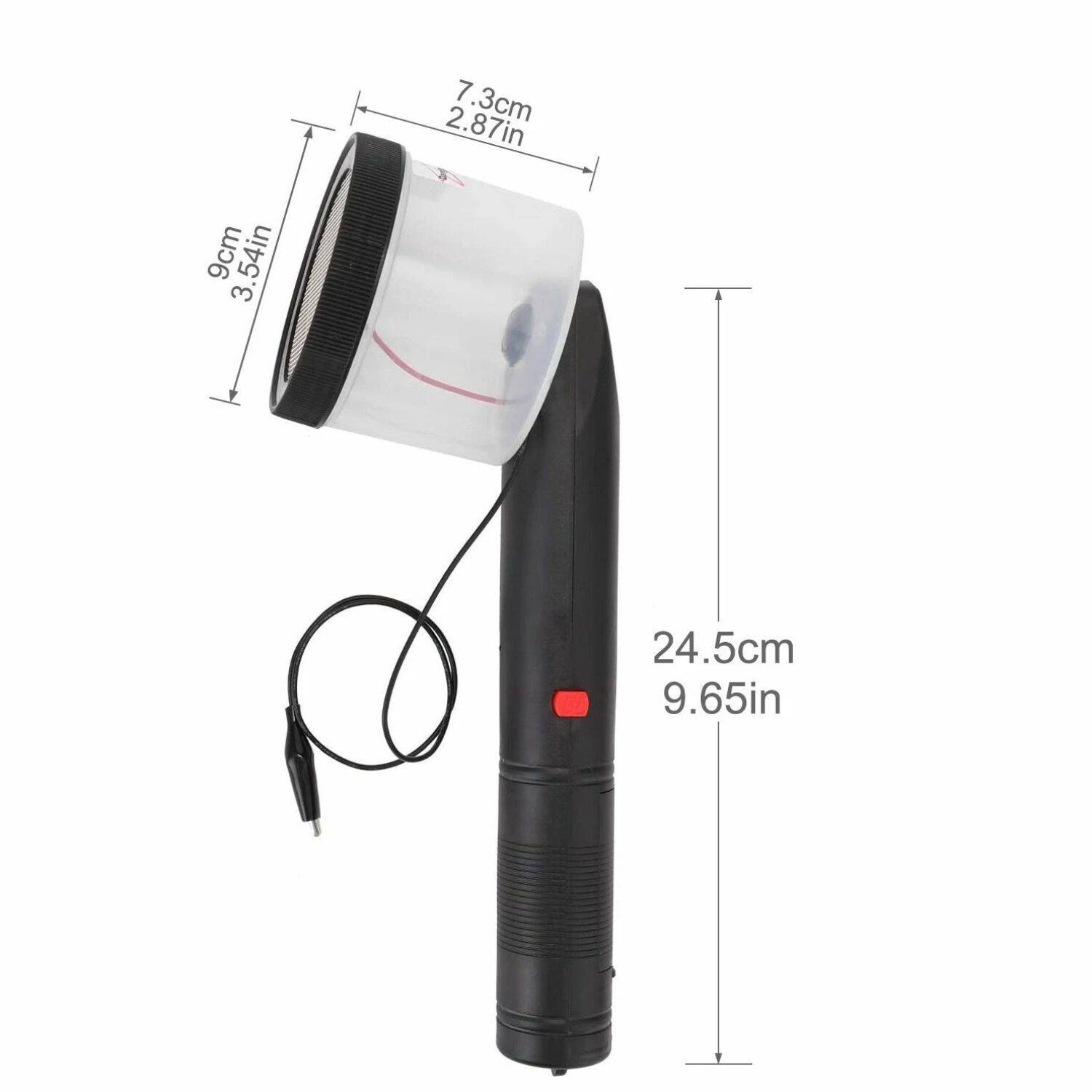 7.3cm 2.87in  
9cm 3.54in  
24.5cm 9.65in