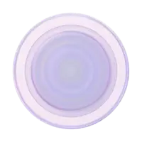 PopSockets - MagSafe PopGrip Universal Magnetic Grip & Stand with Adapter Ring for Cell Phones - Clear Opalescent - Front_Zoom