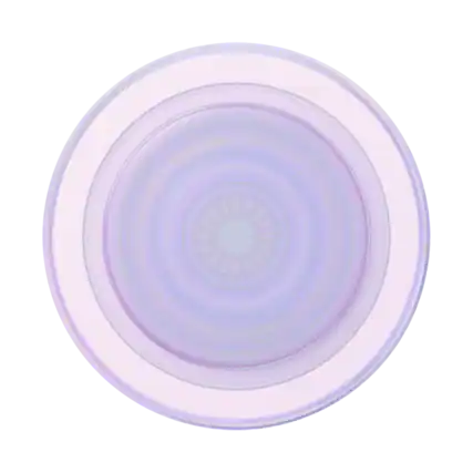 Front. PopSockets - MagSafe PopGrip Universal Magnetic Grip & Stand with Adapter Ring for Cell Phones - Clear Opalescent.