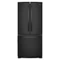 Whirlpool - 30 in. Wide 20 cu. ft. French Door Refrigerator - Black
