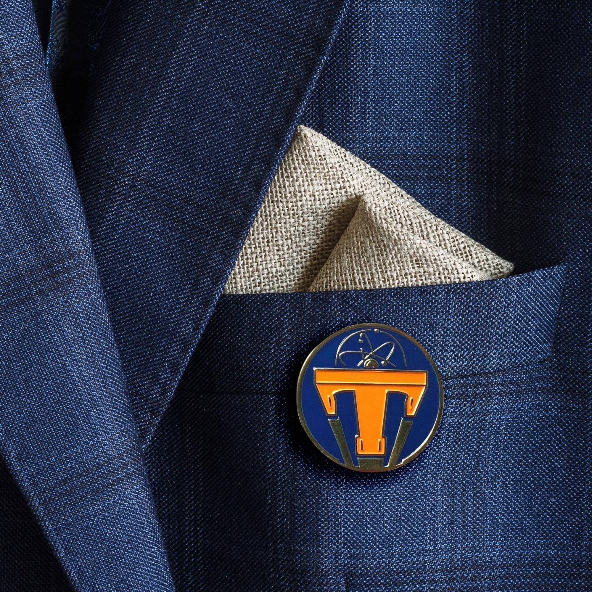 Alt View 10. Funko - Disney's Tomorrowland Metal Lapel Pin Style 2 - Blue.