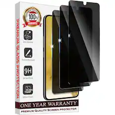 CUSTOMER 100% SATISFACTION GUARANTEE PREMIUM Zero Bubble GLASS Scratch Resistant 9H 9H Hardness PROTECTION ONE Ultra Crystal 99.99% Clear YEAR QUALITY WARRANTY SCREEN PROTECTOR PREMIUM