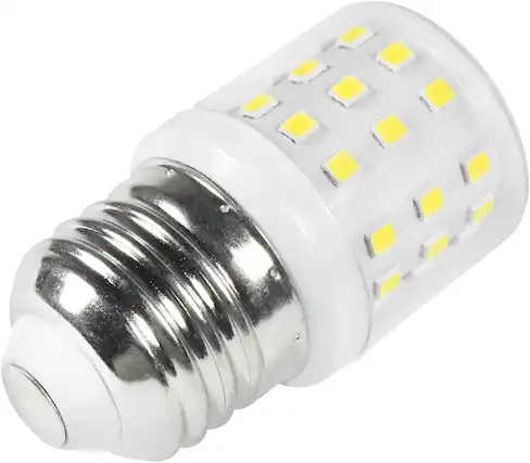 Front. HQRP - HQRP E26/E27 Refrigerator LED Bulb 4W 450lm Cool White 4250-4750K 100-130V Replaces 5304511738 KEI D34L.