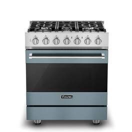 Viking - 3 Series 4.7 Cu. Ft. Self-Cleaning Freestanding Dual Fuel Convection Range - November Sky - November Sky