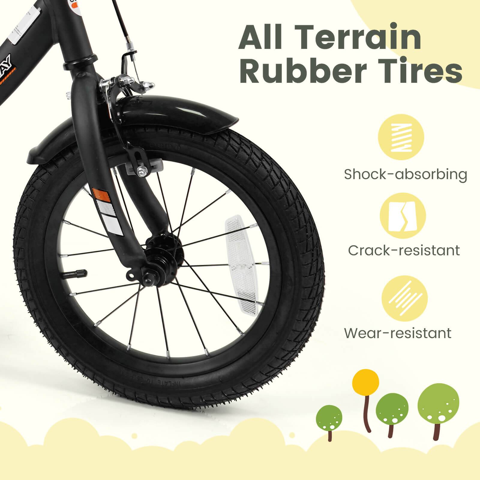 All Terrain Rubber Tires

- Shock-absorbing
- Crack-resistant
- Wear-resistant