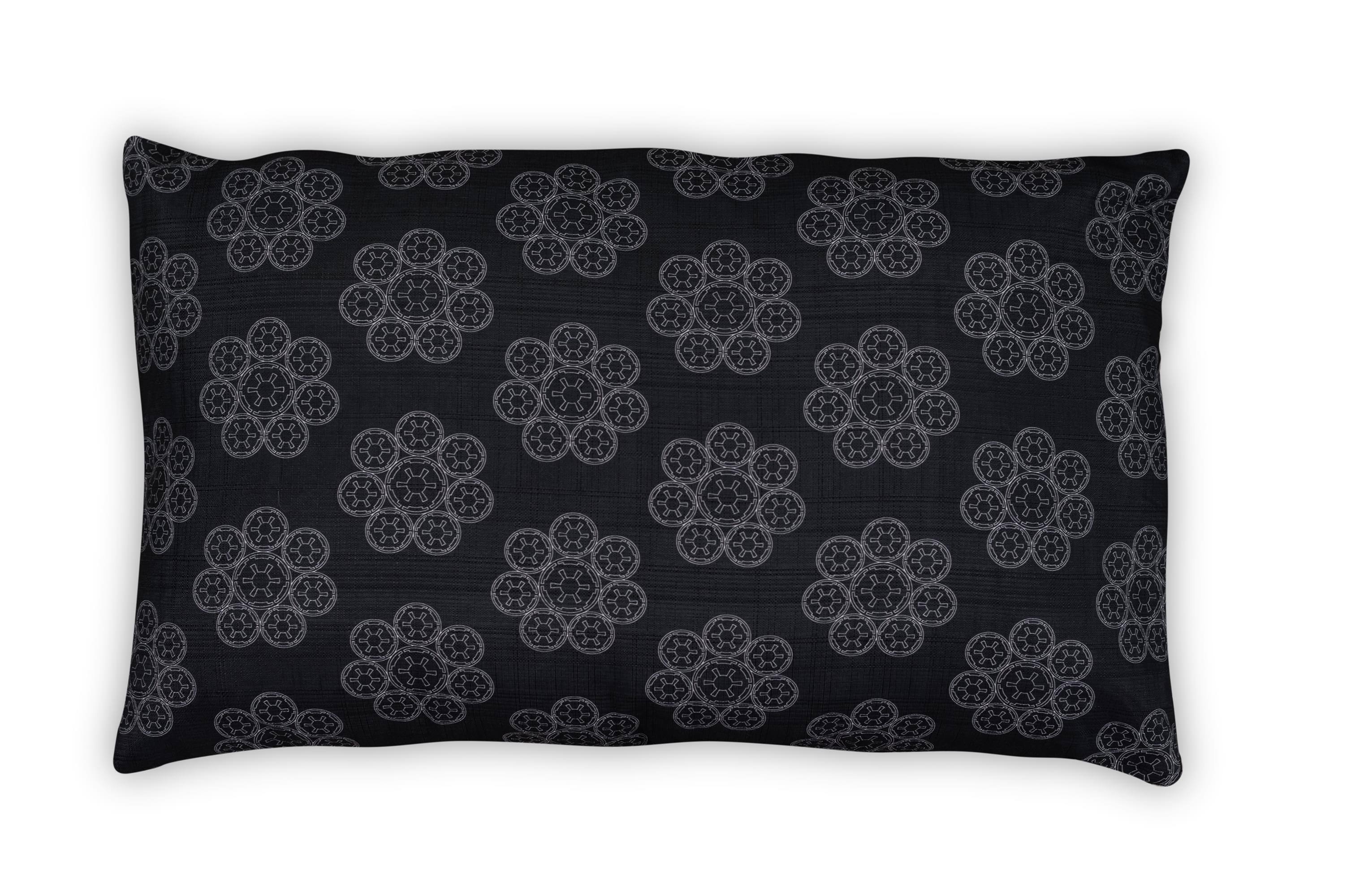 Star Wars - Lumbar Throw Pillow | White Imperial Symbol Pattern | 15 x 24 Inches - White/Black price history on PriceWatchPro