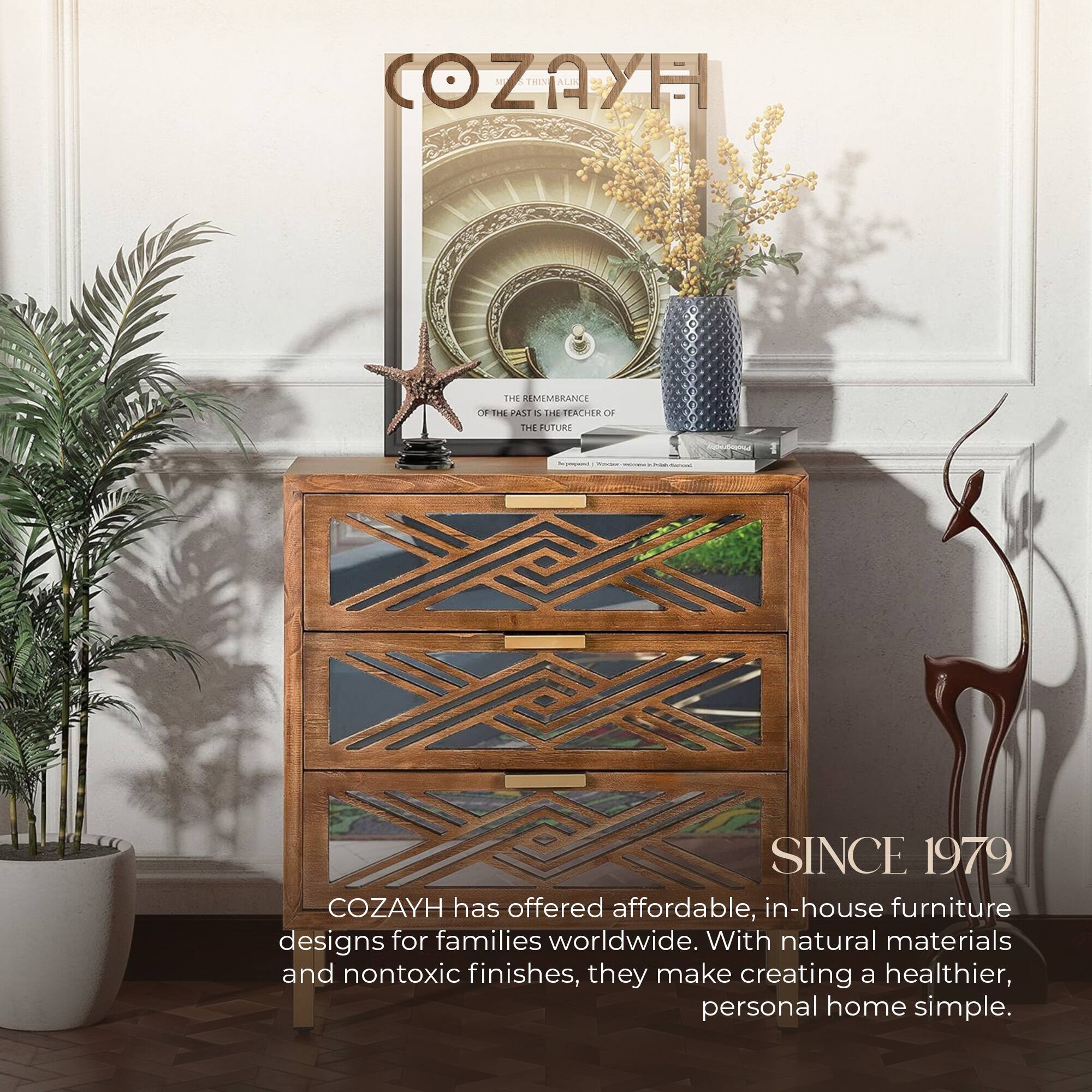 COZAYH has offered affordable, in-house furniture designs for families worldwide. With natural materials and nontoxic finishes, they make creating a healthier, personal home simple.