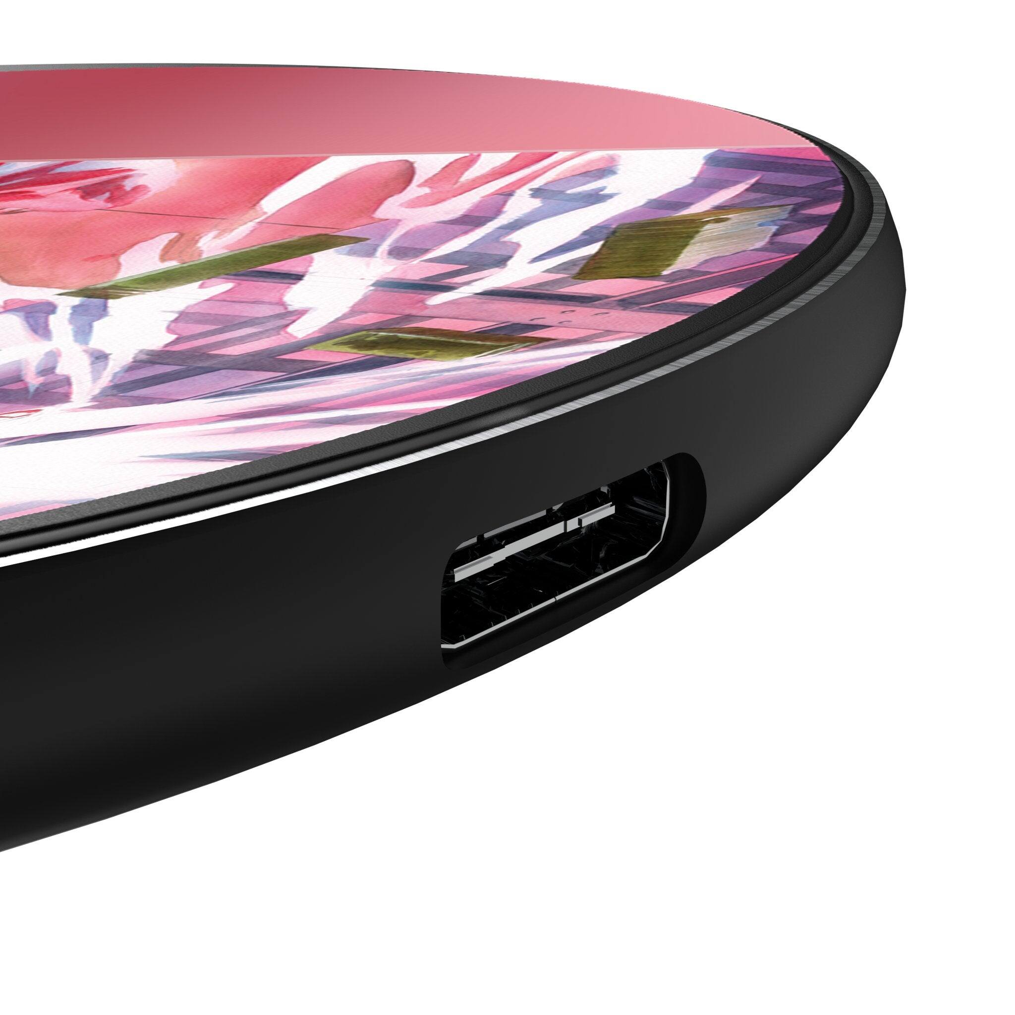 Left. Keyscaper - Marvel Cover Art 15-Watt Wireless Charger - Scarlet Witch.