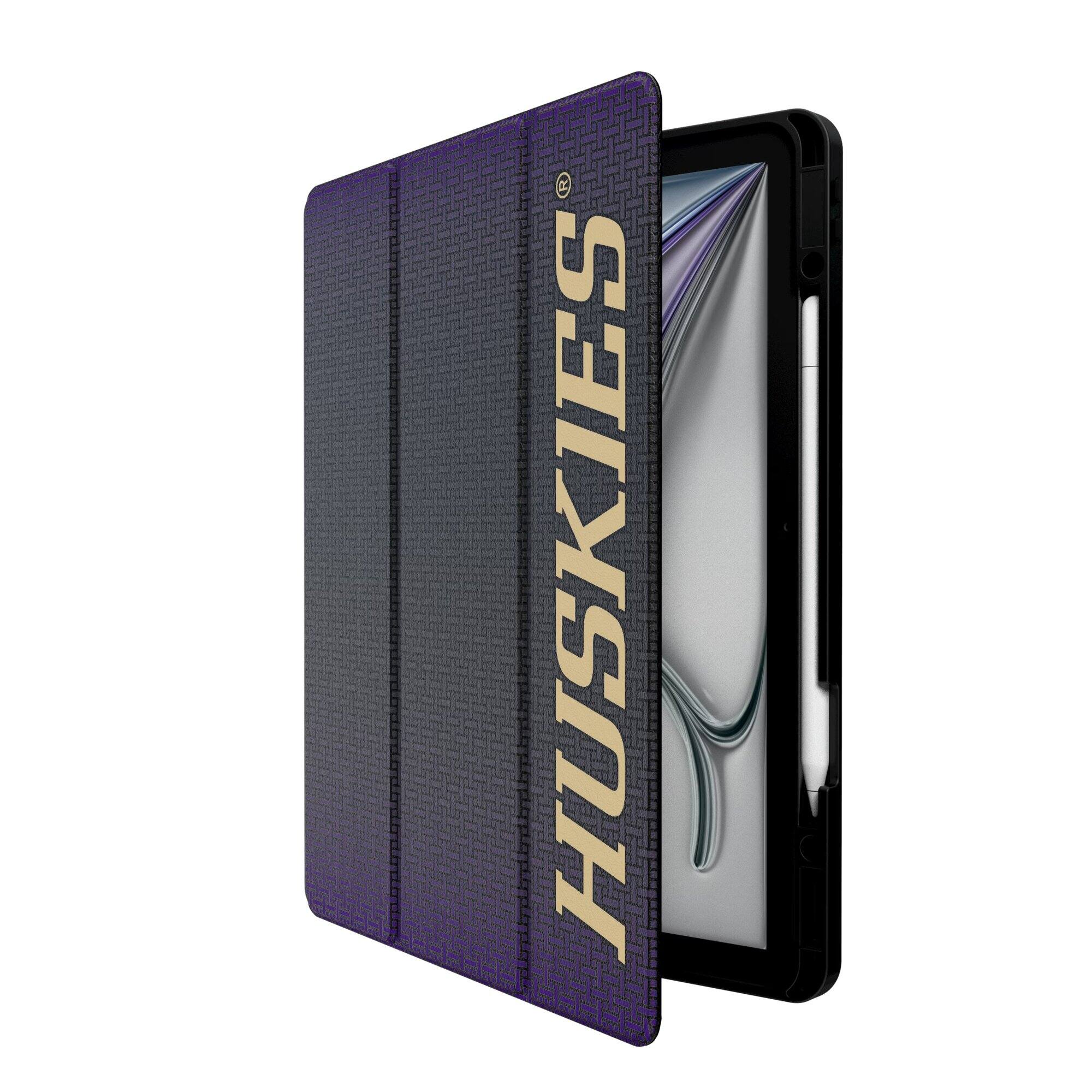 Alt View 1. Keyscaper - Washington Huskies iPad Case - 13in Pro M4 - Black.