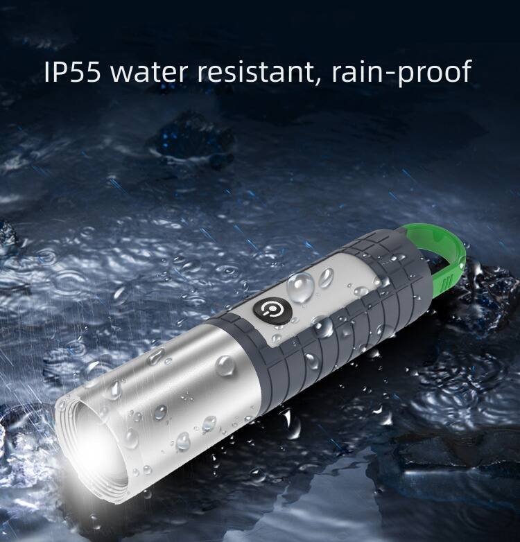 IP55 water resistant, rain-proof