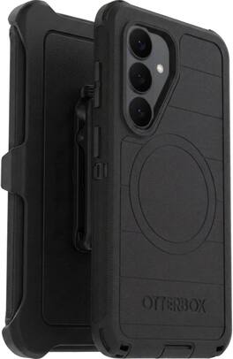 OtterBox - Galaxy S26 (Only) - Defender Series Case - Holster Clip Included - Rugged & Durable - with Port Protection - Black