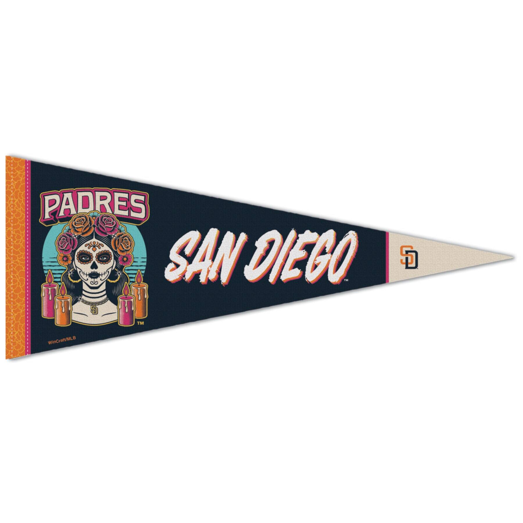 WinCraft - San Diego Padres 2026 City Connect 12" x 30" Premium Pennant - Multicolor