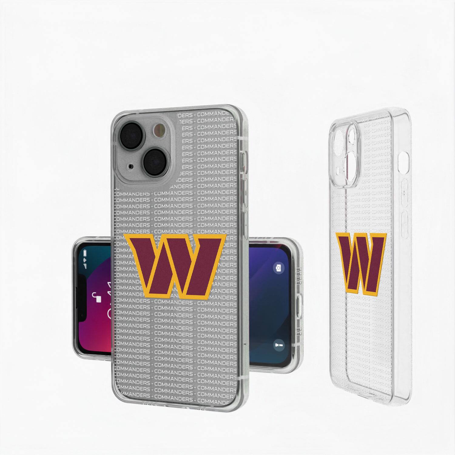 Keyscaper - NFL - Washington Commanders iPhone Clear Text Backdrop Design Case - 16 - Multicolor price history on PriceWatchPro