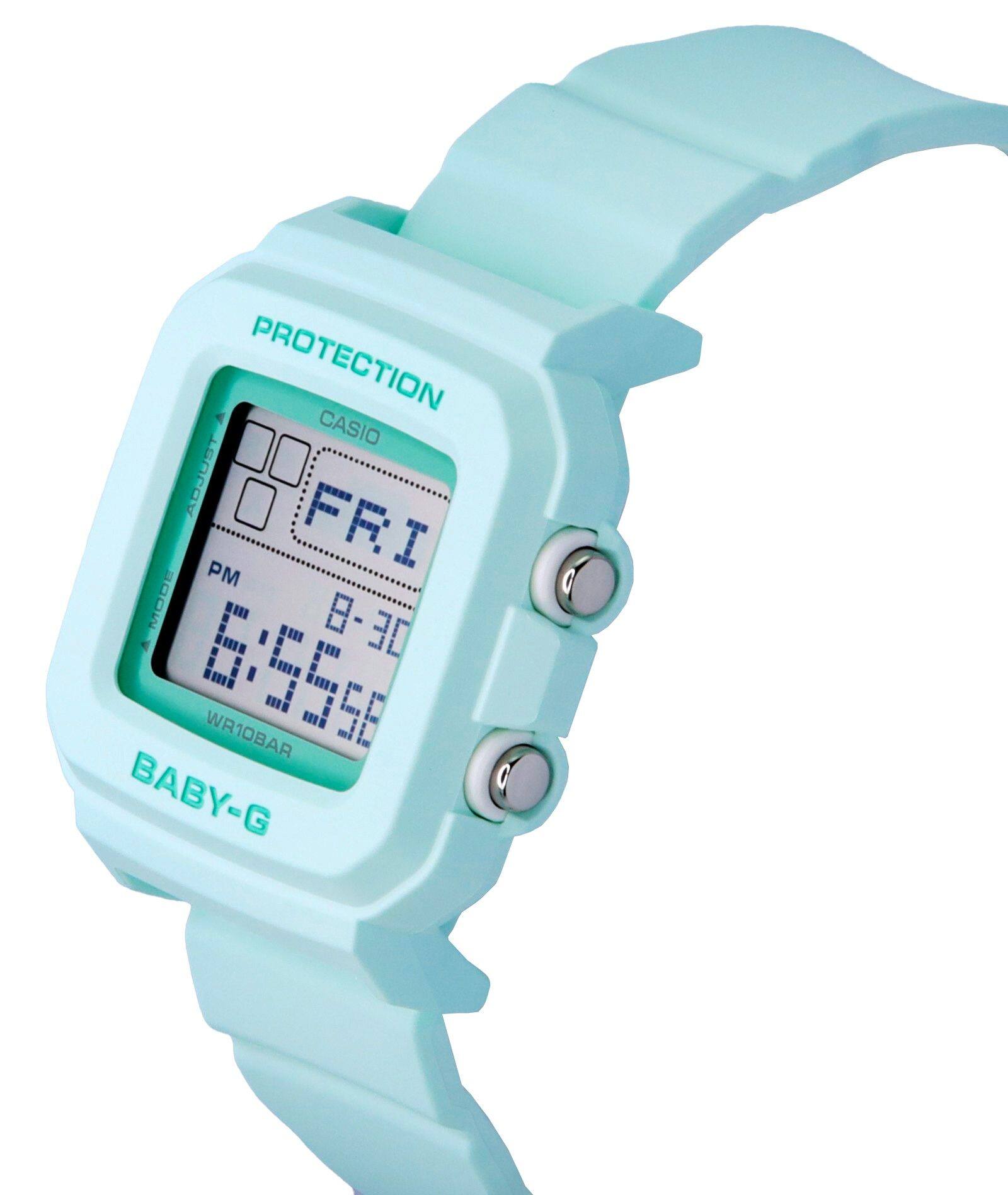 PROTECTION CASIO ADJUST FRI PM 8:30 6:55 WR10BAR BABY-G
