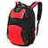 Alt View 12. Swissdigital Design - Anti Bacterial Travel Backpack - Red and Black.