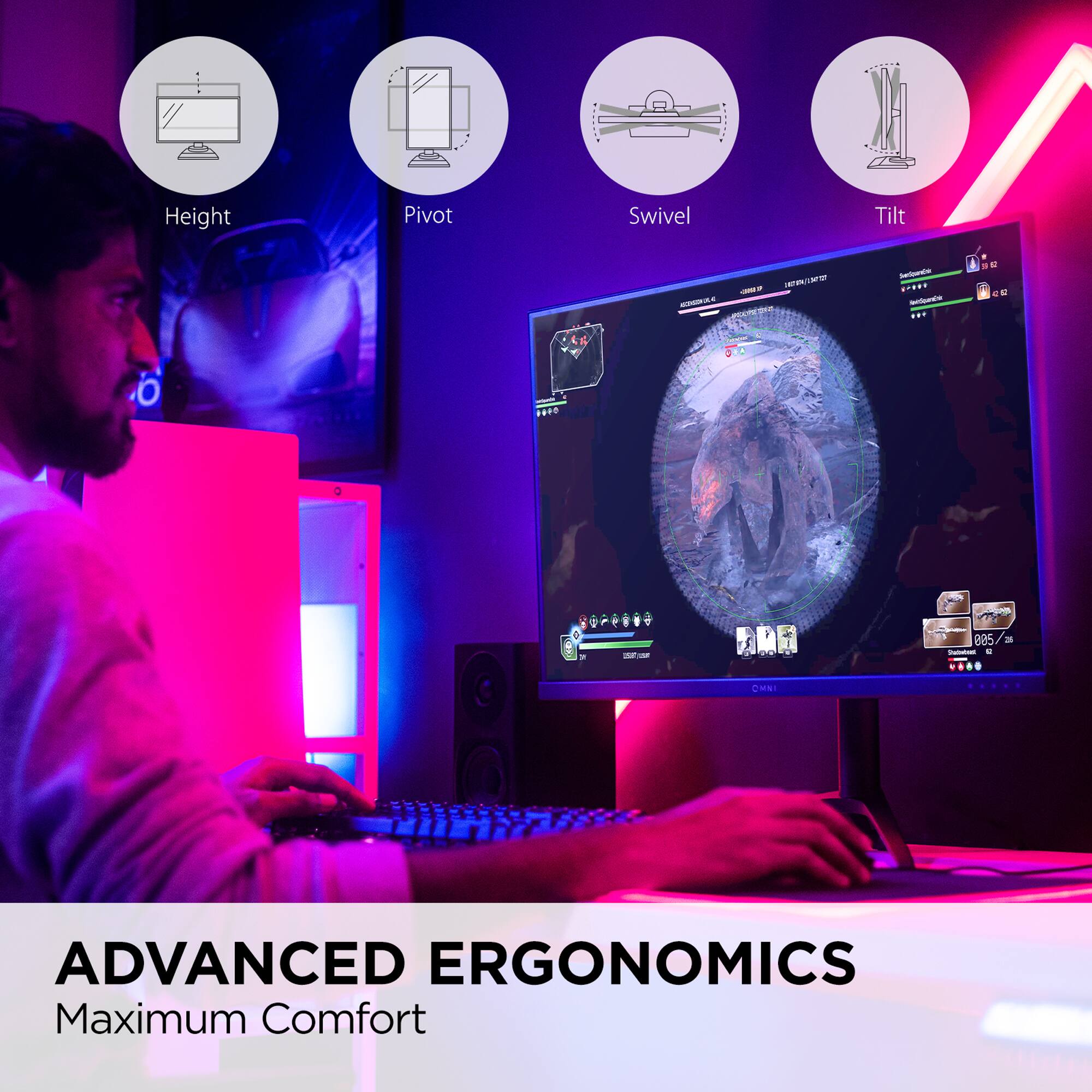 Advanced Ergonomics Maximum Comfort