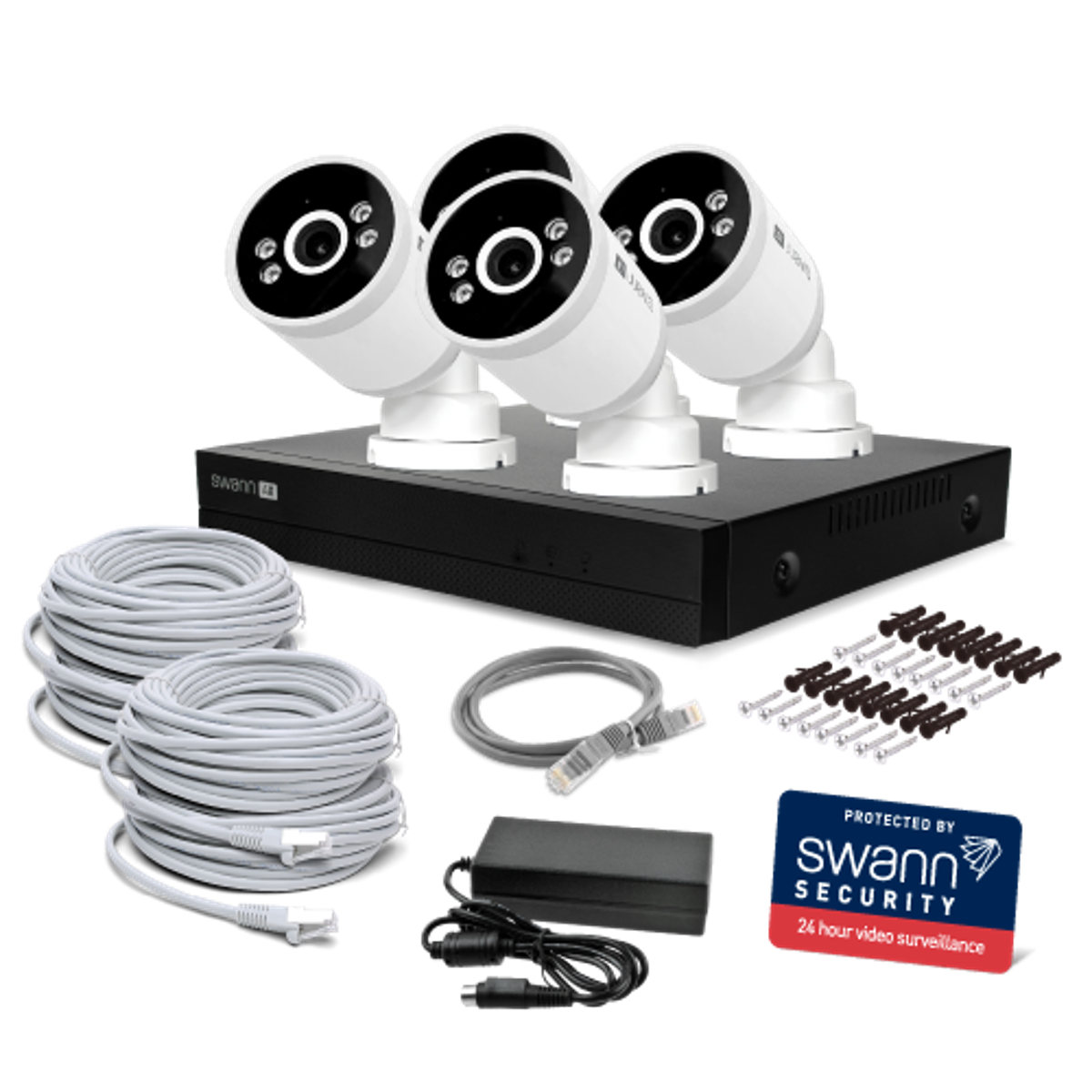 Swann  
Protected by Swann Security  
24 hour video surveillance