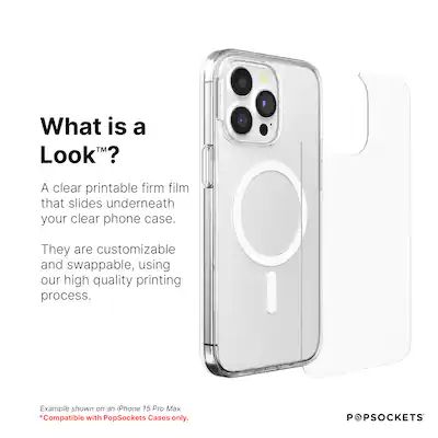 PopSockets MagSafe PopCase for iPhone with Customizable Graphic Case Insert (digital code) Clear 14-000519 - Best Buy PopSockets MagSafe PopCase for iPhone with Customizable Graphic Case Insert (digital code) Clear 14-000519 - Best Buy