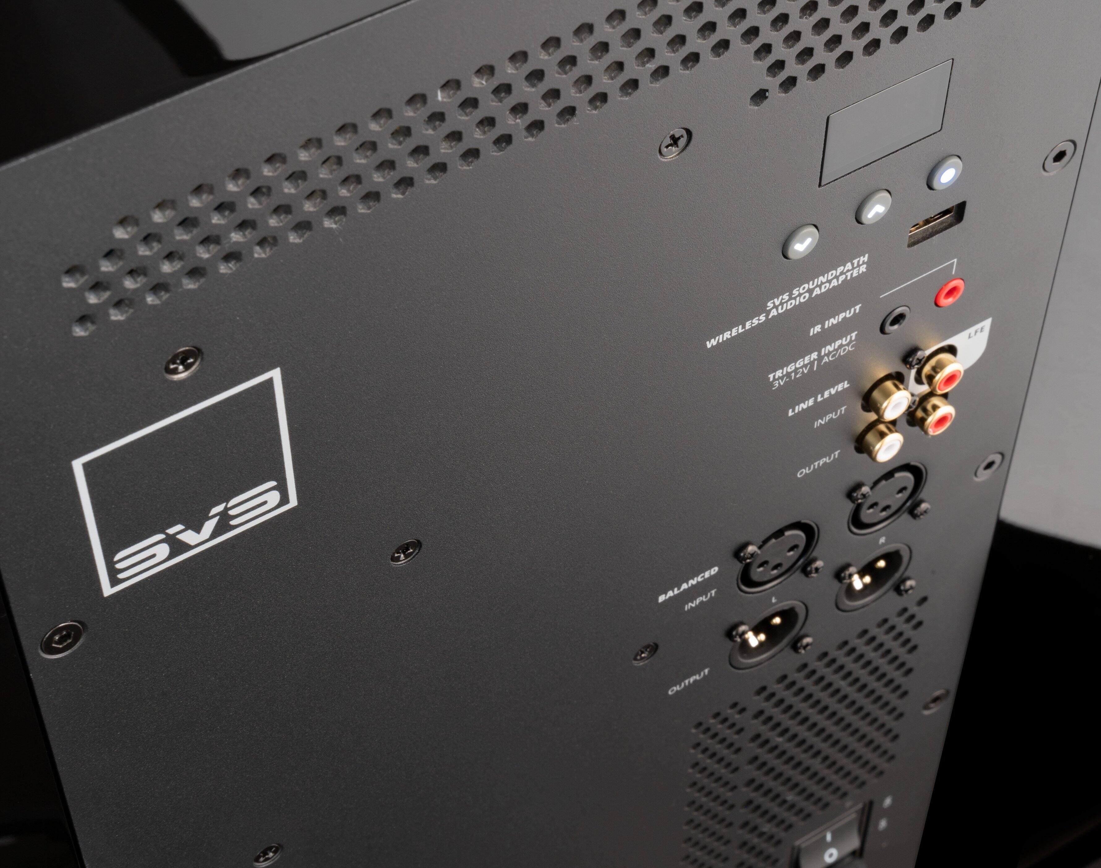 SVS C SoundPath Audio Input Wireless IR Input Trigger/Level Line Input Output Balanced Input Output LFE