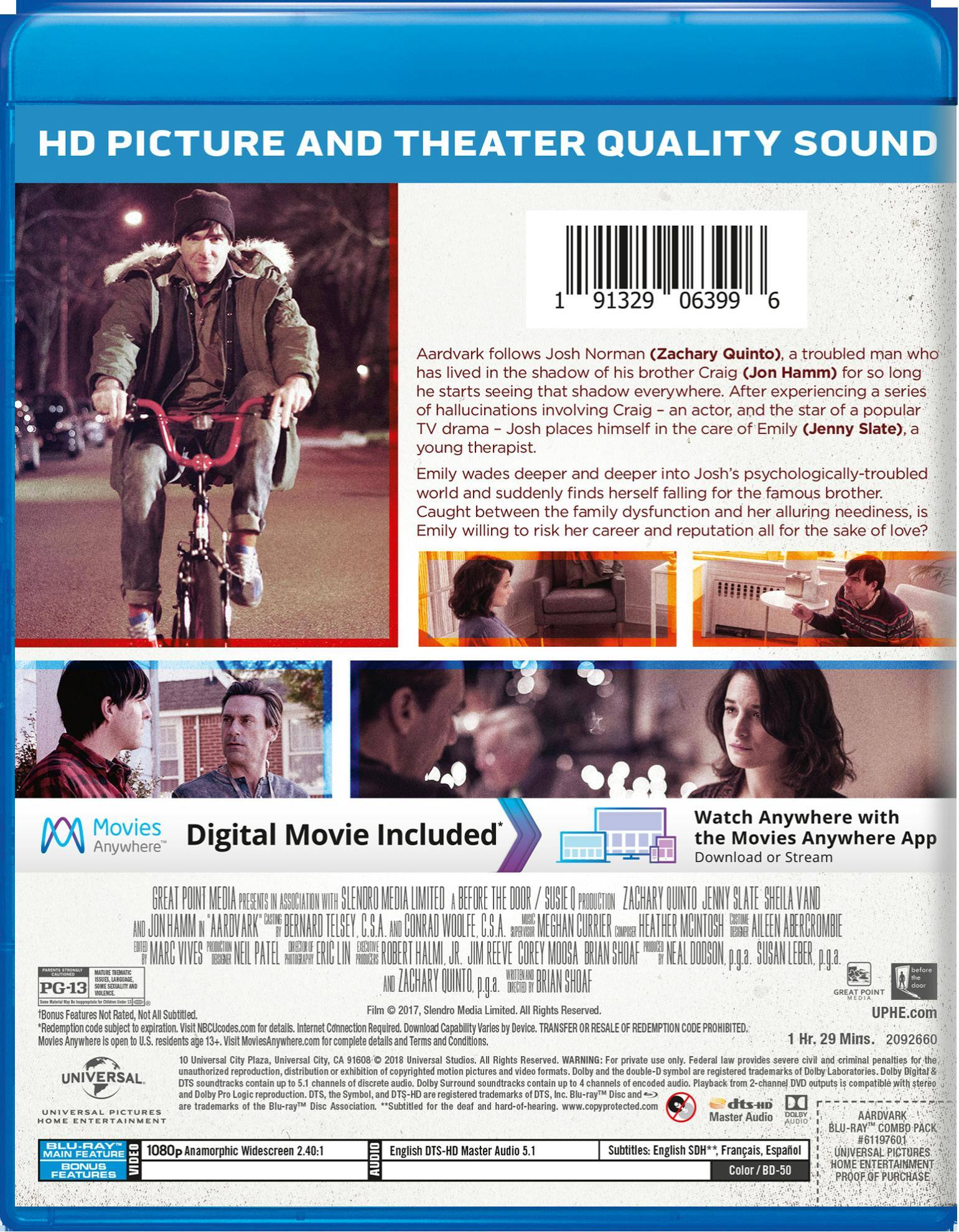 Angle. Aardvark (Blu-ray + Digital HD) [Blu-ray].