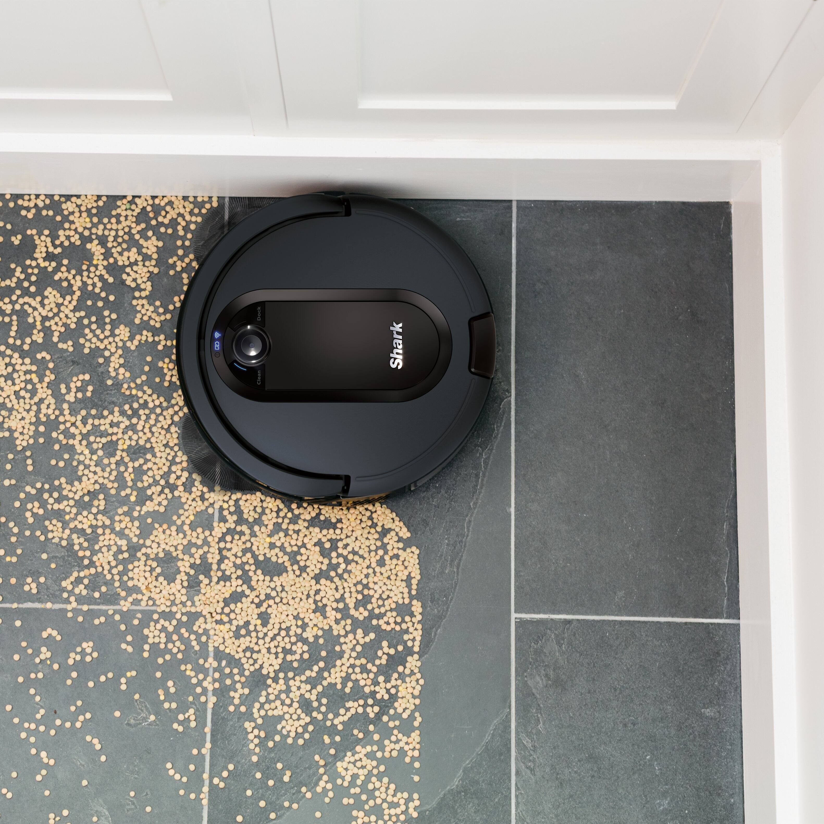 Alt View 17. Shark - EZ Robot Vacuum RV912S with Self-Empty Base, Bagless, Wi-Fi - Dark Grey.